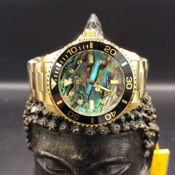 FIRM PRICE-NWOT Invicta Carat Diamond w/Abalone Dial Women's Watch(WATCH ONLY) - Picture 2 of 16